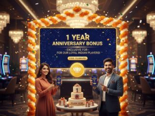 How to claim anniversary bonus offer at casino in India